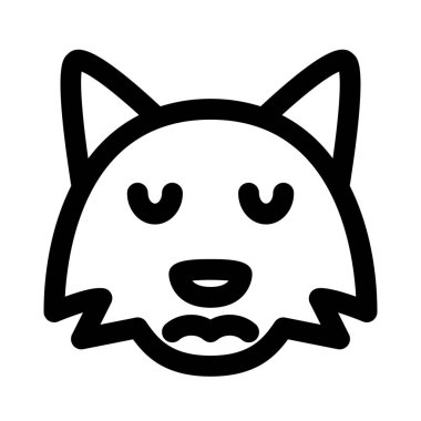 Sohbet için üzgün surat resmedici Fox emojisi