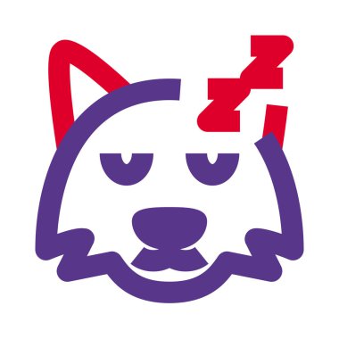 Ulakta paylaşılan uyuyan tilki simgesi resim gösterimi