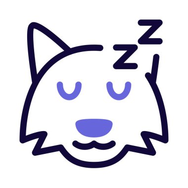 Ulakta paylaşılan uyuyan tilki simgesi resim gösterimi