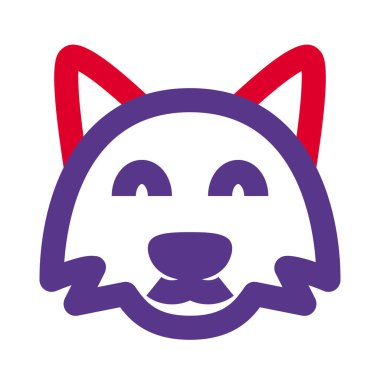 Gülümseyen tilki suratlı, gözleri kapalı.