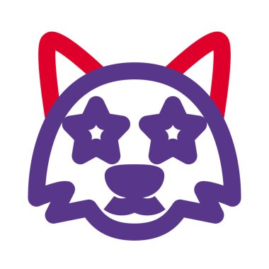 Vahşi tilki ifadesine takılıp kalmış bir yıldız.