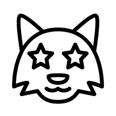 Vahşi tilki ifadesine takılıp kalmış bir yıldız.