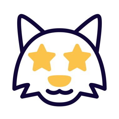 Vahşi tilki ifadesine takılıp kalmış bir yıldız.