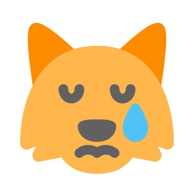 Gözyaşları akarken ağlayan, resimli tasvir