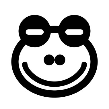 Sosyal medyada paylaşılan kocaman gözlü gülen kurbağa.