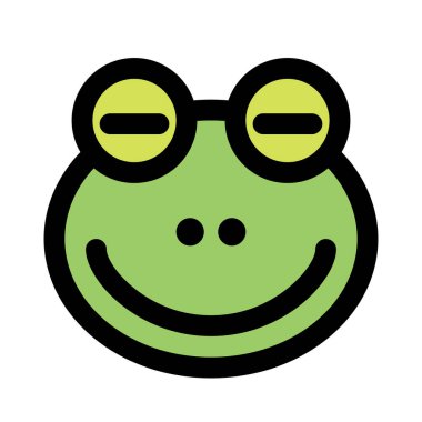 Sosyal medyada paylaşılan kocaman gözlü gülen kurbağa.