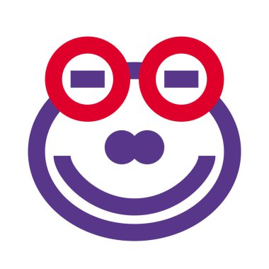 Sosyal medyada paylaşılan kocaman gözlü gülen kurbağa.