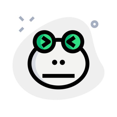 Kurbağa, gözleri kapalı resimsel gösterimi şaşırttı