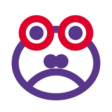 Üzgün kurbağa somurtkan resim temsilcisi sohbet simgesi