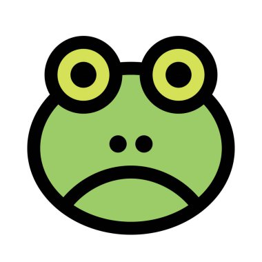 Üzgün kurbağa somurtkan resim temsilcisi sohbet simgesi