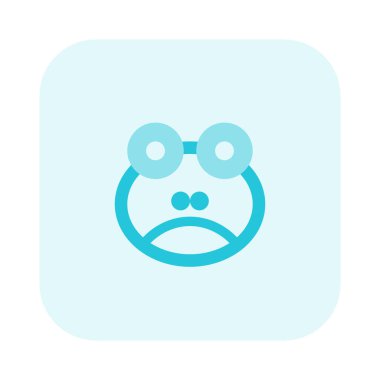 Üzgün kurbağa somurtkan resim temsilcisi sohbet simgesi