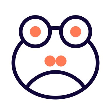 Üzgün kurbağa somurtkan resim temsilcisi sohbet simgesi