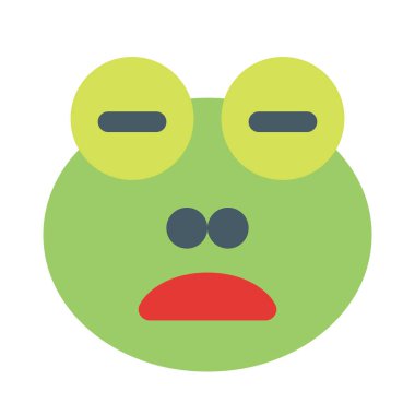 Kurbağa emojisi somurtkan resim temsilciliği gözleri kapalı
