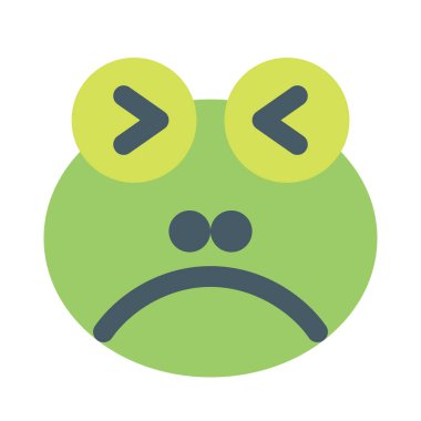 İnternette paylaşılan emojiyi kısarken kurbağa kaşlarını çattı