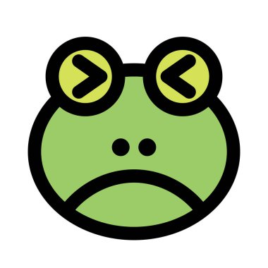 İnternette paylaşılan emojiyi kısarken kurbağa kaşlarını çattı