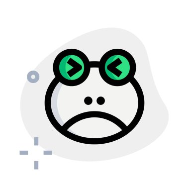 İnternette paylaşılan emojiyi kısarken kurbağa kaşlarını çattı