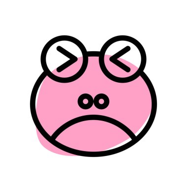 İnternette paylaşılan emojiyi kısarken kurbağa kaşlarını çattı