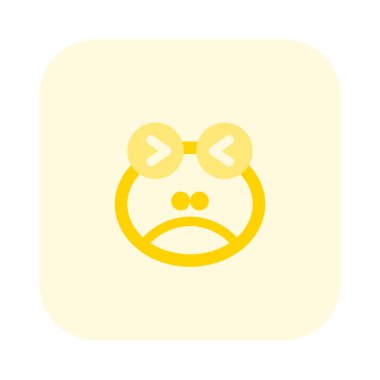 İnternette paylaşılan emojiyi kısarken kurbağa kaşlarını çattı