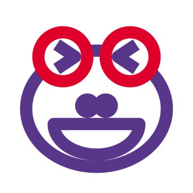 Kurbağa sırıtışı ve şaşı bakışları aynı anda