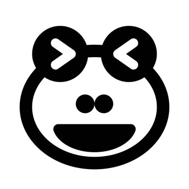 Kurbağa sırıtışı ve şaşı bakışları aynı anda