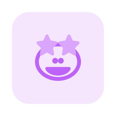 Sırıtan yıldız, kara kurbağasının gözlerine yapıştı.