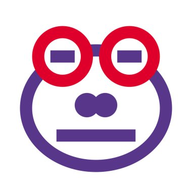 Ağız ifadeli, tarafsız yüz ifadeli üzgün kurbağa.