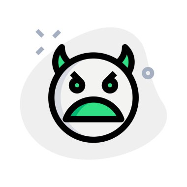 şeytan, sosyal medyada paylaşılan kızgın ifade ile yüzleşir