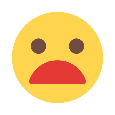 Acı çeken surat ifadesi açık ağızla