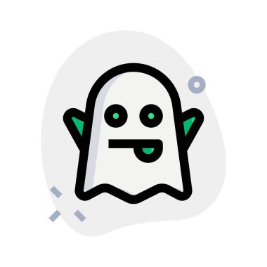 Sosyal medyada paylaşılan korkunç ifadeli hayalet.