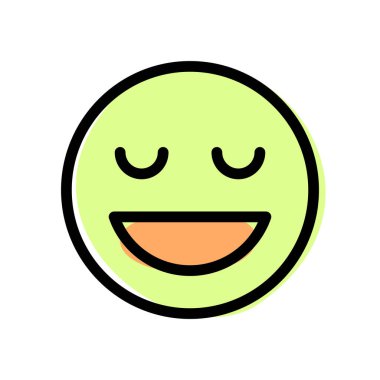 Yüzünü buruşturup dişlerini gösterirken sırıtıyor.