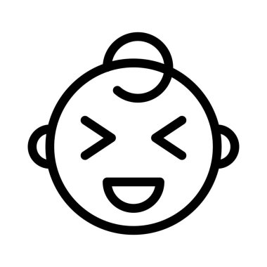 Bebeğim iki gözü kapalı gülümsüyor.