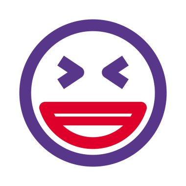 şaşı sırıtan gözler ve açık bir ağız.