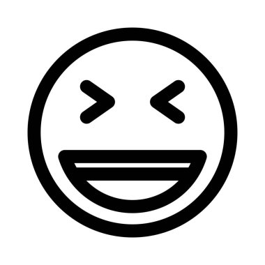 şaşı sırıtan gözler ve açık bir ağız.