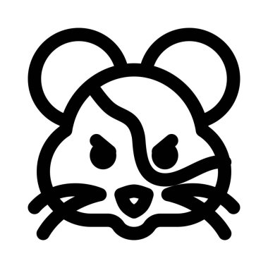 Kuryede paylaşılan suratını buruşturan hamster ifadesi