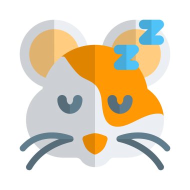 Etrafta z alfabesi ile çevrili Hamster uyku simgesi