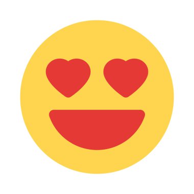 gülümseyen kalp gözlerinin resimsel temsili