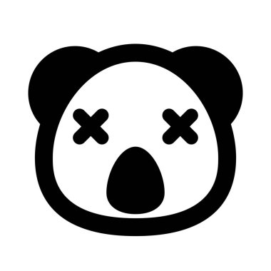 Koala nötr sahnede gözleri kapalı