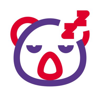 İnternette paylaşılan emoji resimli Uykucu Koala