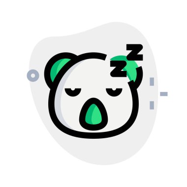 İnternette paylaşılan emoji resimli Uykucu Koala
