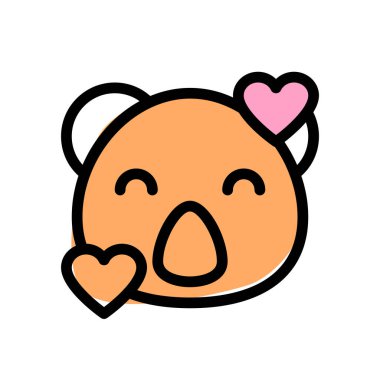 Koala ve kalp yüz ifadeleri etrafında dönüyor.