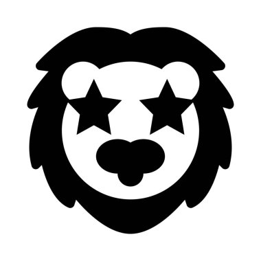 Aslan gözlerinde takılı kalmış yıldız.