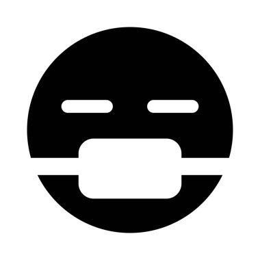 Yüzünde tıbbi ya da kirlilik maskesi