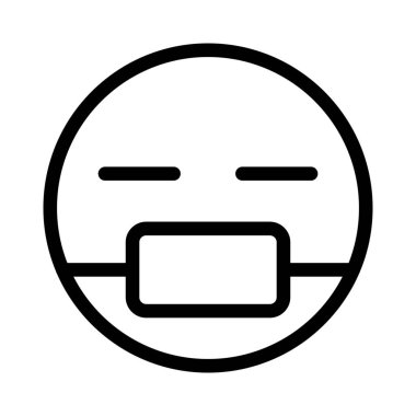 Yüzünde tıbbi ya da kirlilik maskesi