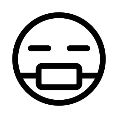 Yüzünde tıbbi ya da kirlilik maskesi