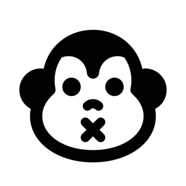 Maymun ağzı mühürlü emoji mesajda paylaşıldı