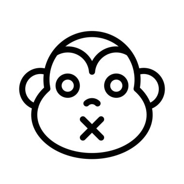 Maymun ağzı mühürlü emoji mesajda paylaşıldı