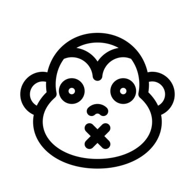 Maymun ağzı mühürlü emoji mesajda paylaşıldı