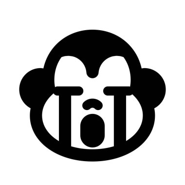 Gözyaşları sel gibi akarken ağlayan maymun temsilcisi