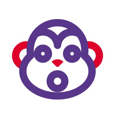 Şok yüz ifadesi, ağzı açık maymun ifadesi.