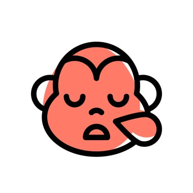 maymun burundan ter damlatarak horluyor